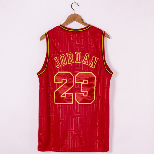 NBA Bulls 23 Red New Year Of The Rat Jersey