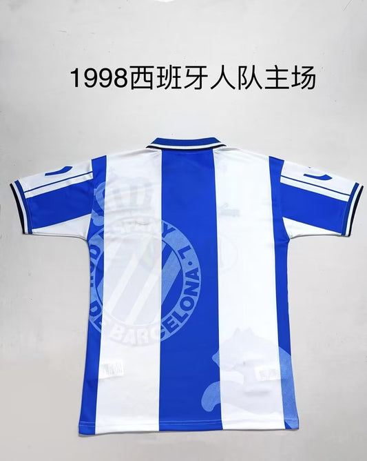 Retro Espanyol Home Football Jersey 1998