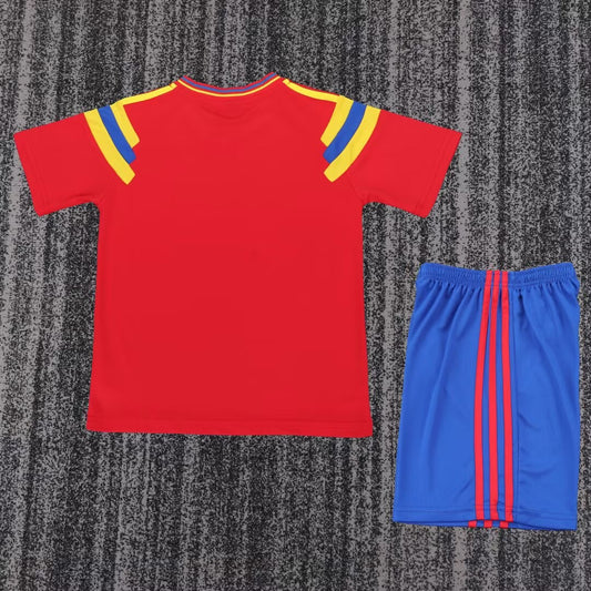 Retro Colombia Away Kids Football Jersey 1990