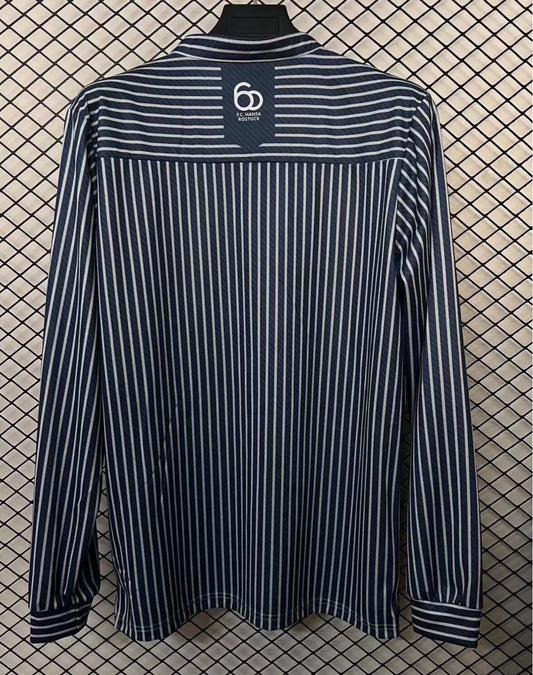 Hansa Rostock Long Sleeve 60 Year Special Edition Fans Football Jersey 2025/2026