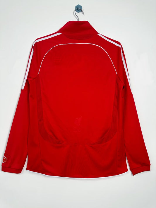 Retro Liverpool Home Long Sleeve UEFA Champions Football Jersey 2006/2008