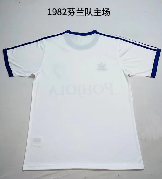 Retro Finland Home Football Jersey 1982