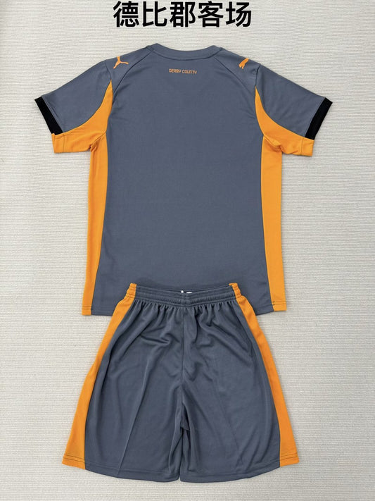 Derby County Away Fans Football Jersey 2025/2026 (Kids And Man )