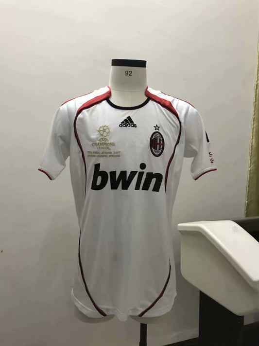 Retro AC White Away Football Jersey 2006/2007