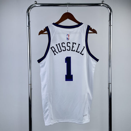 Los Angeles Lakers City Edition White #1 RUSSELL NBA Season Jerseys 2023