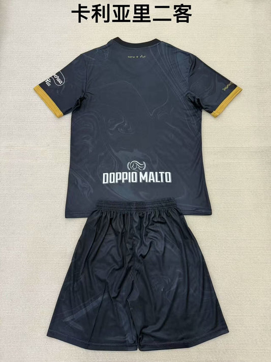 Cagliari Calcio Three Away Fans Football Jersey Have Kids (16-2XL) 2024/2025