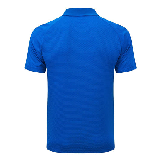 Real Madrid Polo Fans Blue Football Jersey 2025/2026