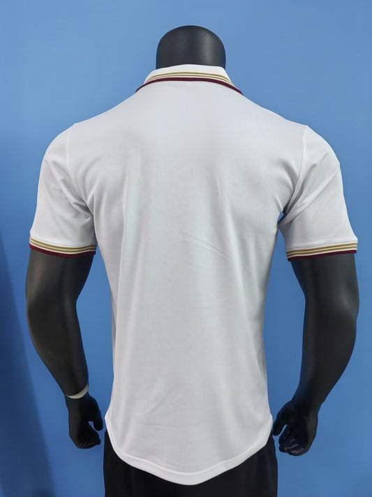 Real Madrid Polo Fans White Football Jersey 2026/2027