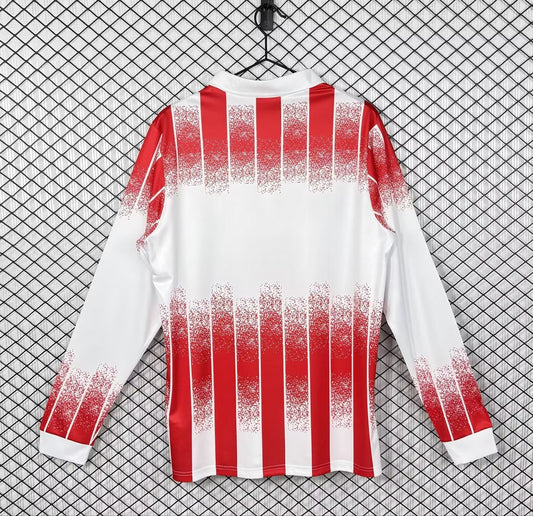 AS Cannes Home Long Sleeve Fans Football Jersey 1991/1992