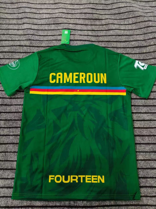 Cameroon Green Training Clothes Fans Football Jersey 2025/2026