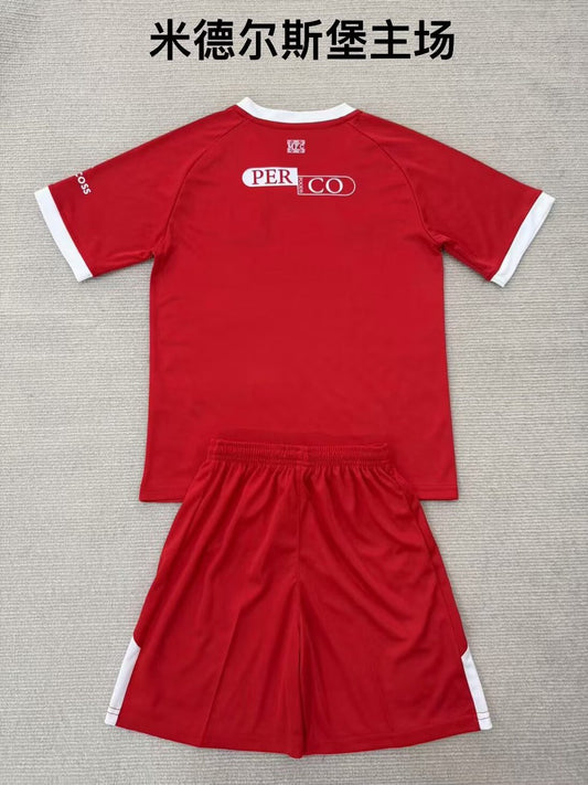 Middlesbrough Home Kids Football Jersey 2025/2026