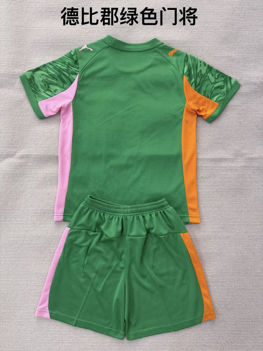 Derby County Goalkeeper Green Fans Football Jersey 2025/2026 (Kids And Man )