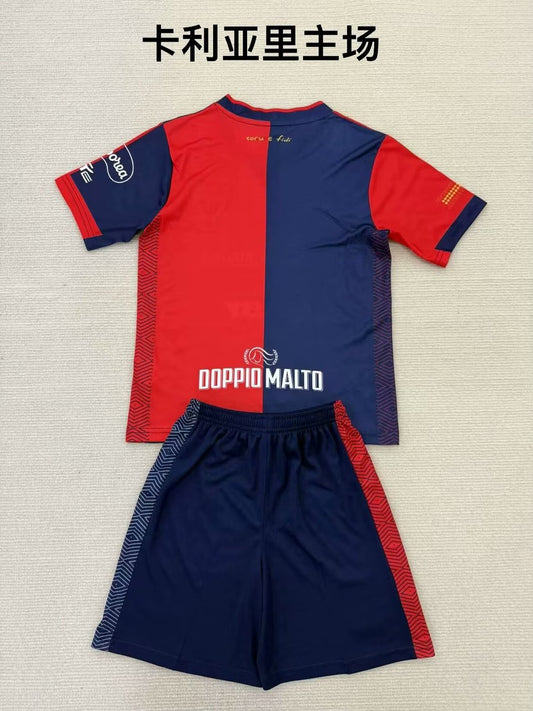 Cagliari Calcio Home Fans Football Jersey Have Kids (16-2XL) 2024/2025