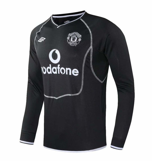 Retro Manchester United Away Long Sleeve Football Jersey 2000