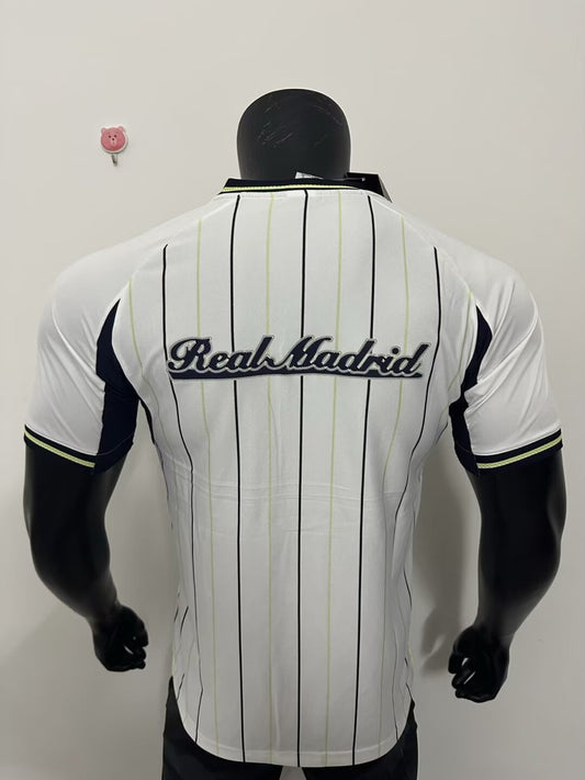 MLB Real Madrid White Baseball Jerseys 2025