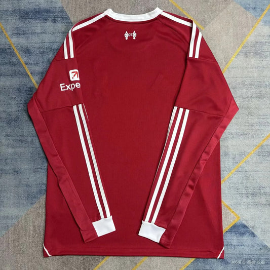 Liverpool Home Long Sleeve Fans Football Jersey 2025/2026