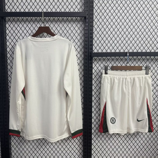 Chelsea Away Liong With Pants Sets Fans Football Jersey 2025/2026