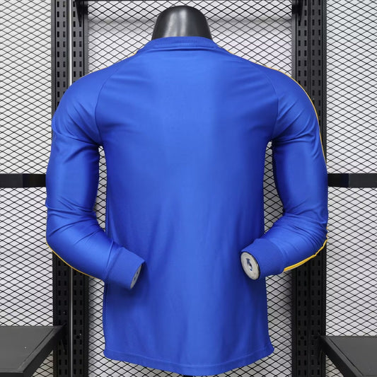 Real Madrid Long Sleeve T-shirt Special Edition Player Blue Football Jersey 2026/2027