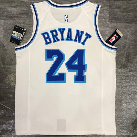 Los Angeles Lakers Kobe #24BRYANT White Retro Latin NBA Jersey