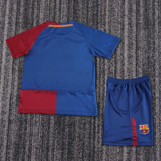 Retro Barcelona Home Kids (带小英文) 2008/2009
