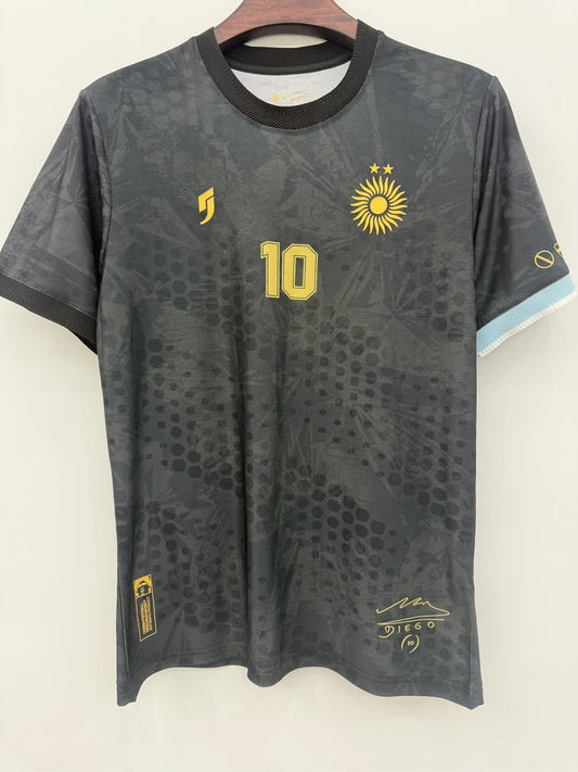 Argentina Special Edition #10 MARADONA Player Black Football Jersey 2026/2027