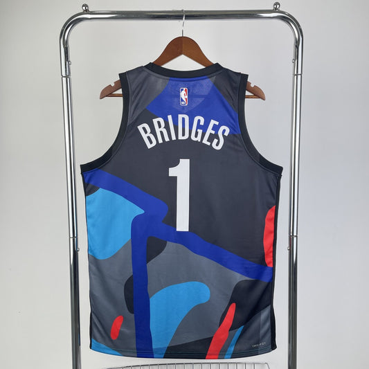 Brooklyn Nets City Edition #1 BRIDGES NBA Season Jerseys 2024