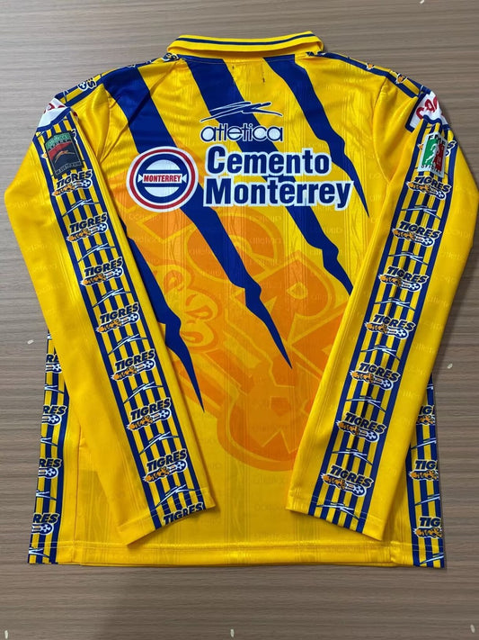 Retro Tiger Home Long Sleeve Football Jersey 1997/1998