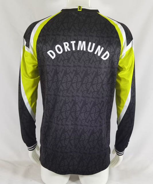 Retro Dortmund Away Long Sleeve Football Jersey 1994/1995