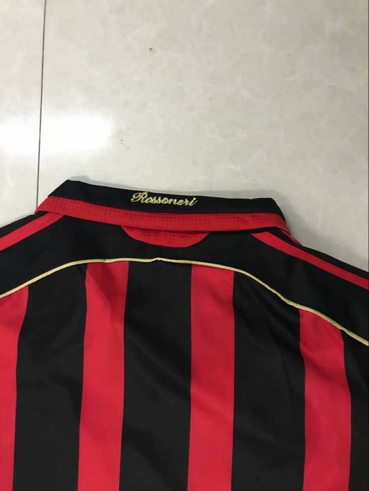 Retro AC Home Long Sleeve Football Jersey 2006/2007