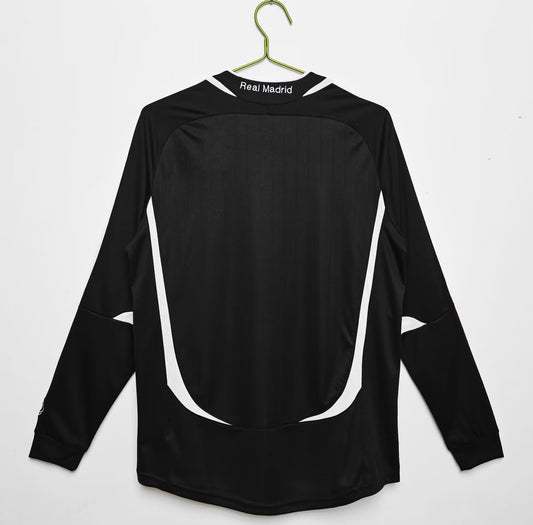 Retro Real Madrid Away Long Sleeve Football Jersey 2006/2007