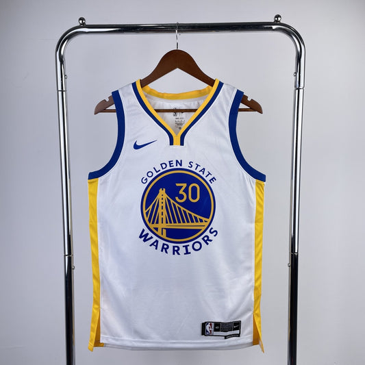 Golden State Warriors V-neck White #2974 CURRY NBA Season Jerseys 2023