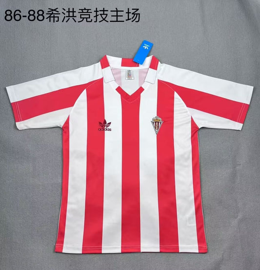 Retro Sporting De Gijon Home Football Jersey 1985/1987