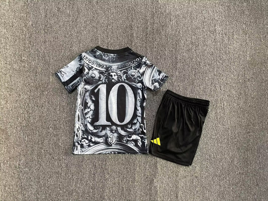 Juventus Black Special Edition Kids Football Jersey 2025/2026