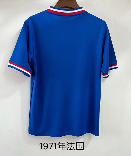 Retro France Home Football Jersey 1971