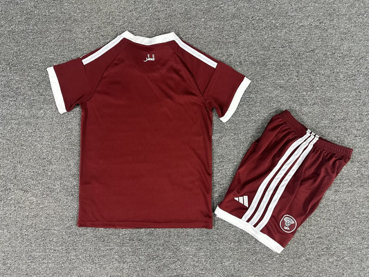 Qatar Home Kids Fans Football Jersey 2026/2027