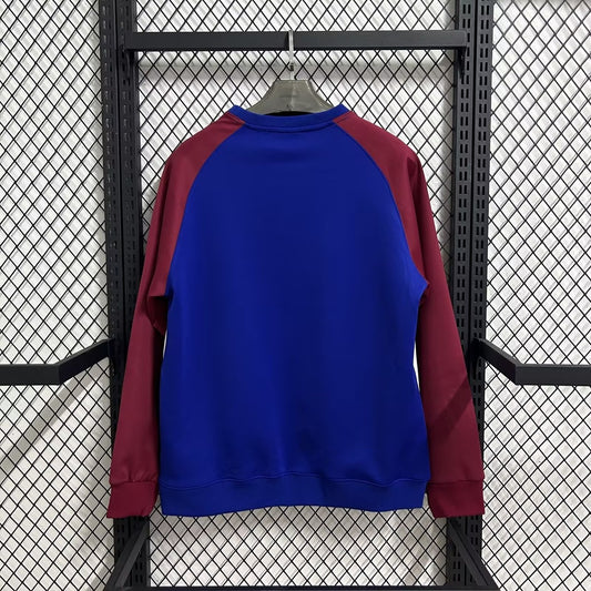 Barcelona Hoodie Blue Jacket Tracksuit Football Jersey 2025/2026