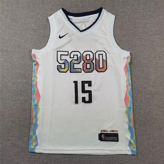 Denver Nuggets Kids City Edition #15 JOKIC NBA Jerseys 2025