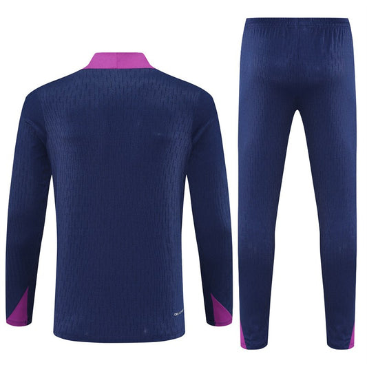 Barcelona Player Training Tracksuit Blue (Kids And Man ) 2025/2026
