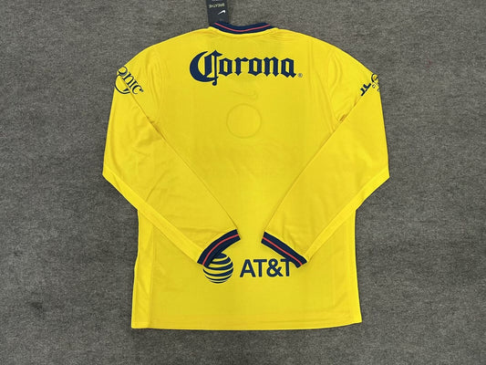 Club America Home Long Sleeves Fans Football Jersey 2024/2025