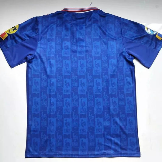 Retro France Home Football Jersey 1996
