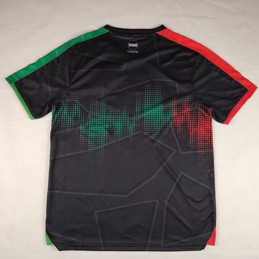 Palestine Black Fans Football Jersey 2025/2026