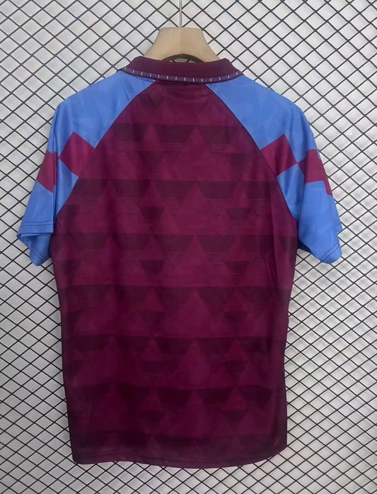 Retro Aston Villa Home Football Jersey 1998