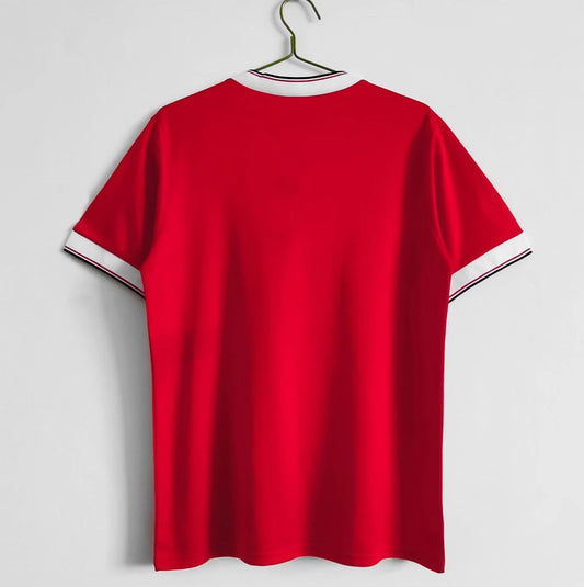 Retro 1983 Manchester United Home Football Jersey