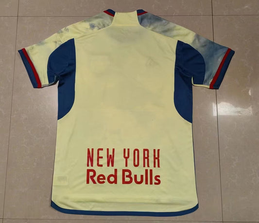 New York Red Bulls Yellow Fans Football Jersey 2023/2024