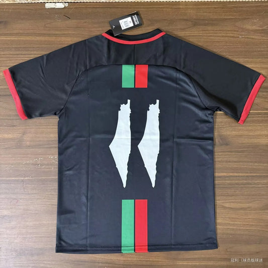 Palestino Black English Edition Fans Football Jersey 2026/2027