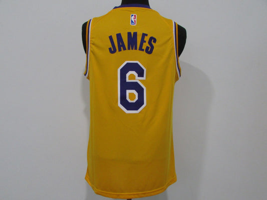 NBA Lakers # 6 James Award Yellow