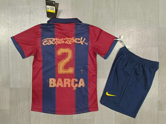 Barcelona Retro Kids Football Jersey 2025/2026