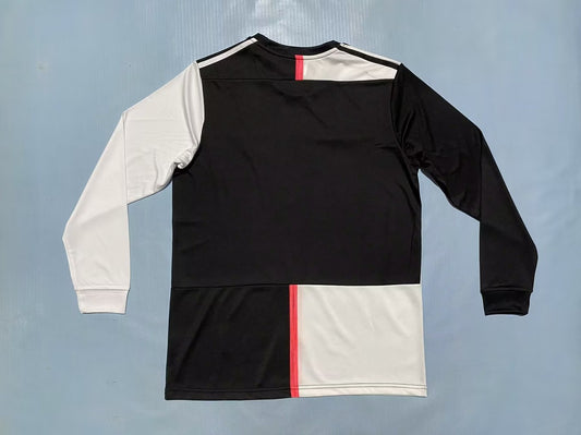 Retro Juventus Home Long Sleeve Fans Football Jersey 2019/2020