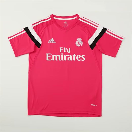 Retro Real Madrid Training Pink Football Jersey 2014/2015