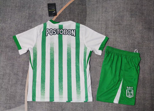 Atletico Nacional Home Kids Football Jersey 2025/2026